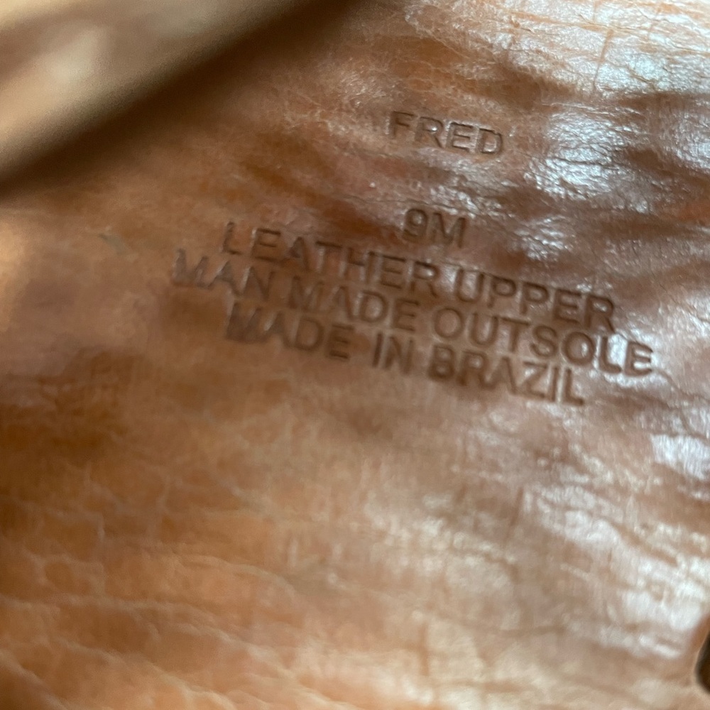 Matisse Fred Woven Leather Sandals in cognac tan size 9 - Picture 4 of 9